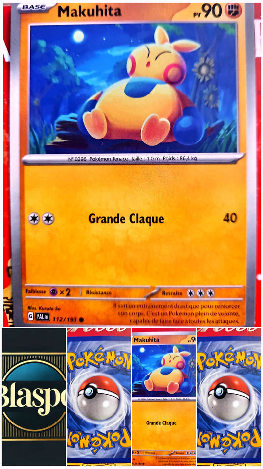 Carte Pokémon Makuhita PV 90 – Carte Officielle – Française