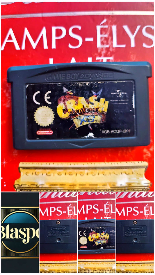 Crash Bandicoot XS – Jeu Game Boy Advance – Cartouche Originale – FR