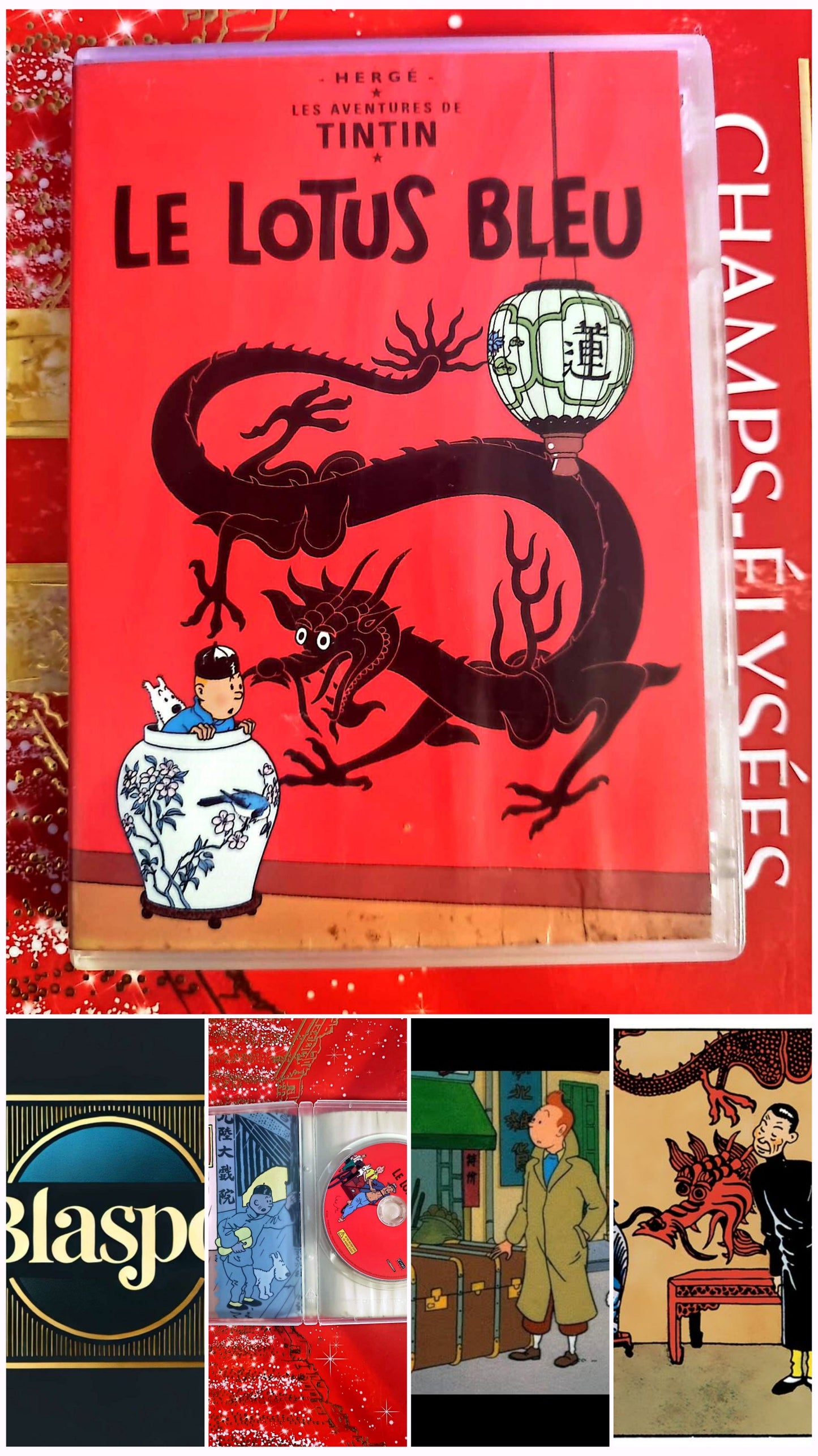 Tintin – Le Lotus Bleu | Mini DVD Original | Édition Compacte | Complet