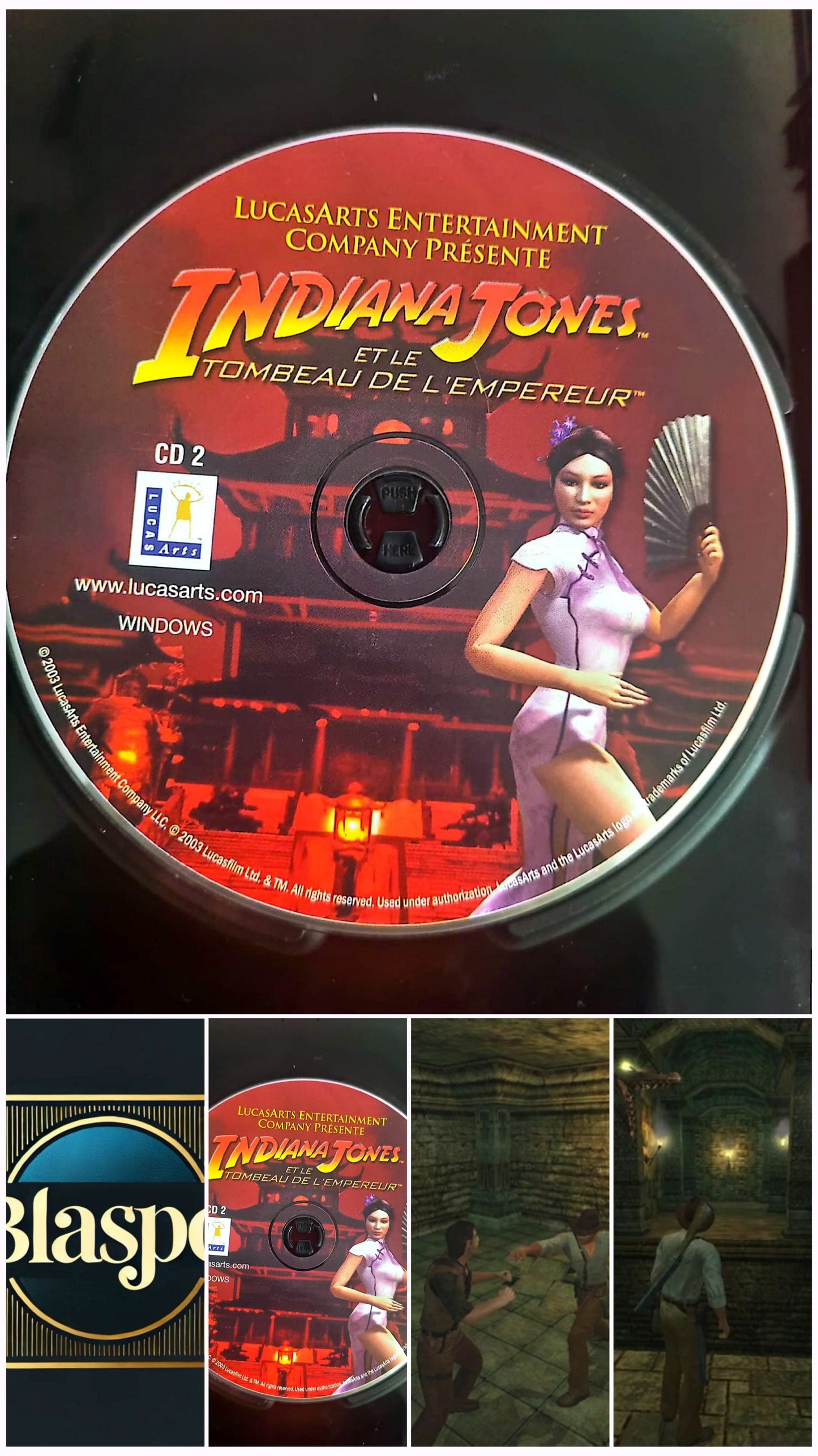 Indiana Jones et le Tombeau de l’Empereur | Jeu PC | CD 2