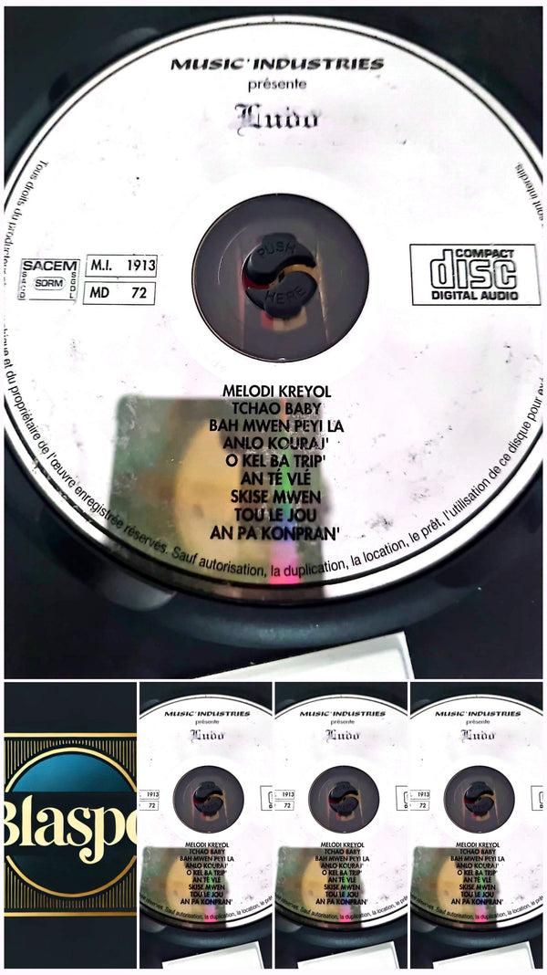 CD Audio Luidji – Melodi Kreyol – Musique Créole – Disque Original – Sans boîtier