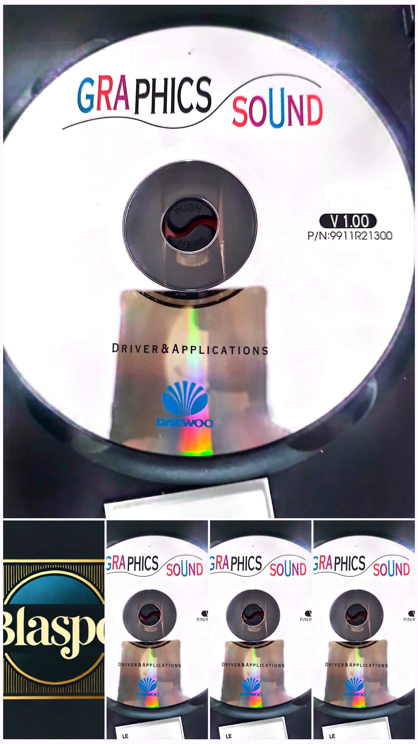 CD-ROM Daewoo Drivers & Applications – Pilotes Matériel – Sans boîtier