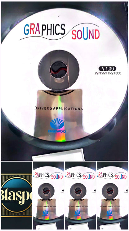 CD-ROM Daewoo Drivers & Applications – Pilotes Matériel – Sans boîtier