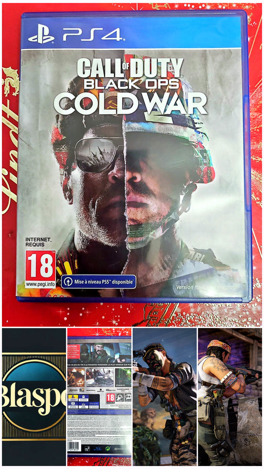 Call of Duty Black Ops Cold War – Jeu PS4 – FPS – Version Française – PEGI 18