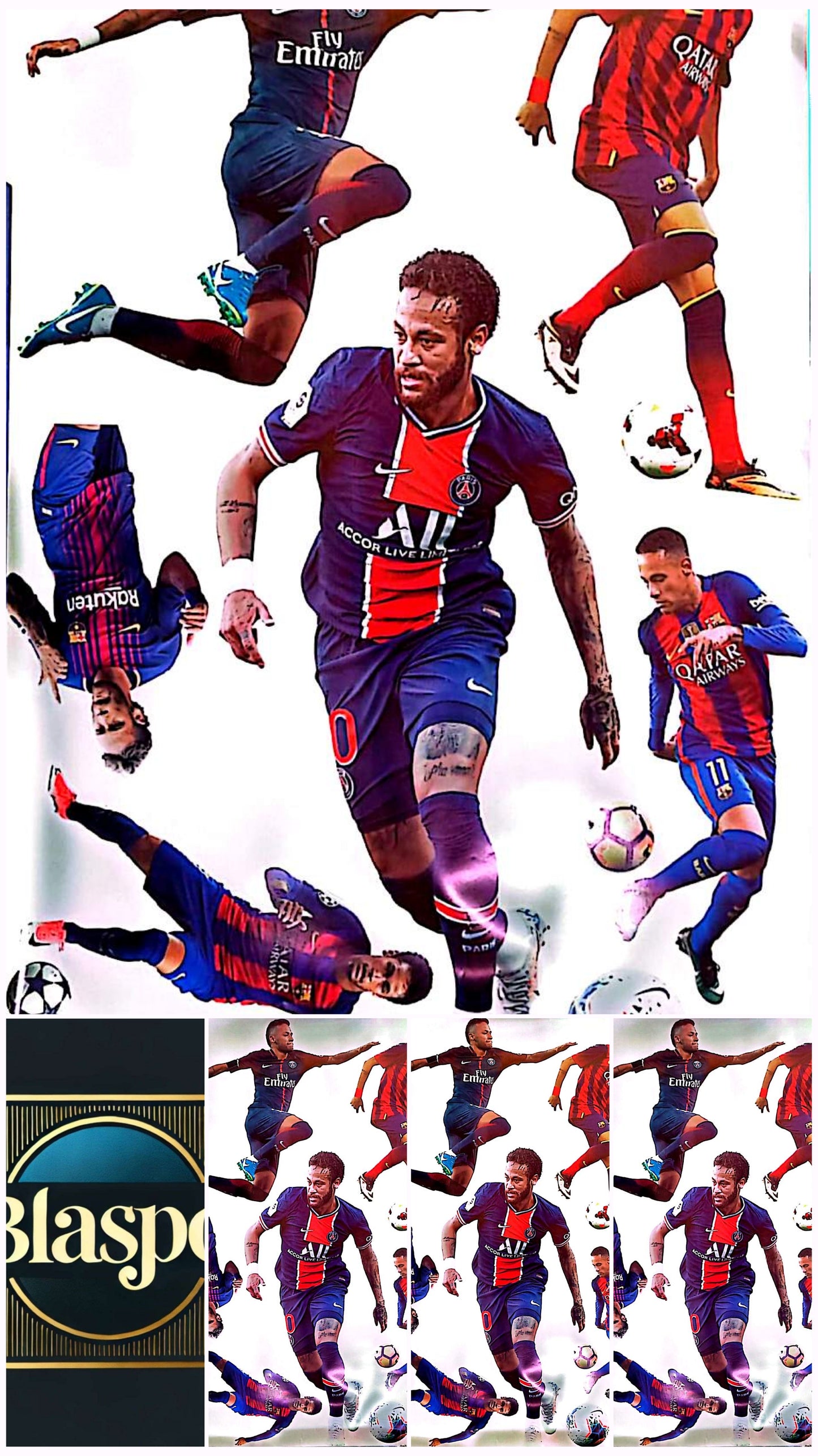 Stickers Muraux Football – Joueur Attaquant – Lot de 6 à 7 Autocollants – Grand Format 90x60 cm – Neuf