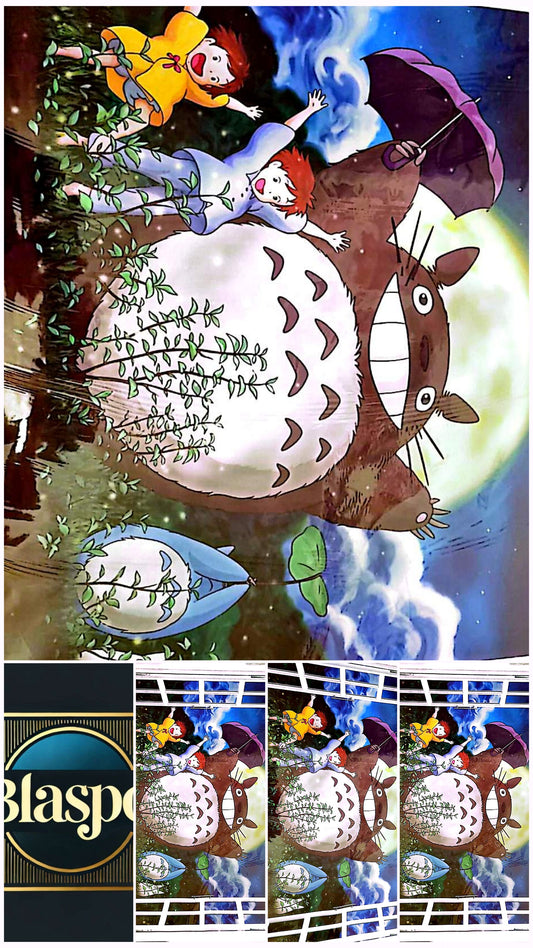 Sticker Mural Enfants Style Fantaisie – Décoration Murale Grand Format – Autocollant Unique – 90 x 60 cm