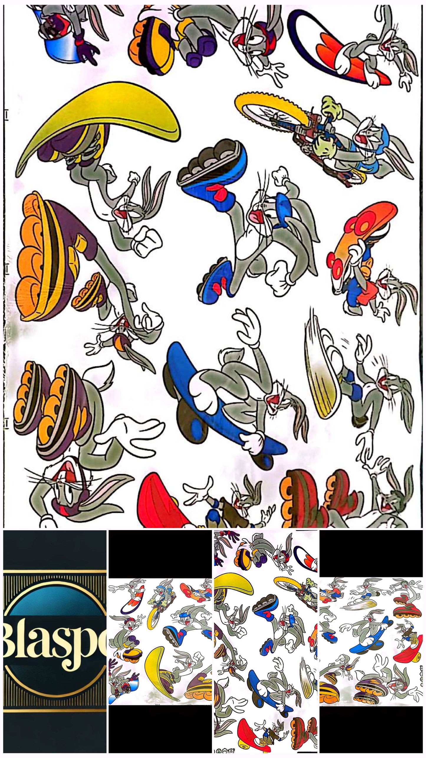 Stickers Muraux Cartoon Animaux – Lot d’Autocollants Décoratifs – Décoration Murale – Planche 90 x 60 cm