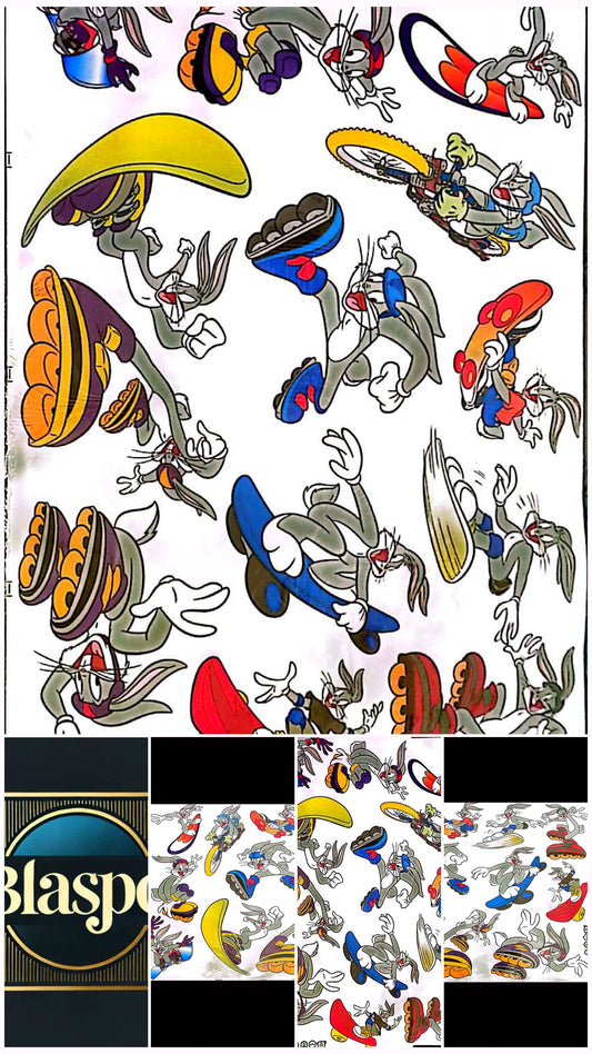 Stickers Muraux Cartoon Animaux – Lot d’Autocollants Décoratifs – Décoration Murale – Planche 90 x 60 cm