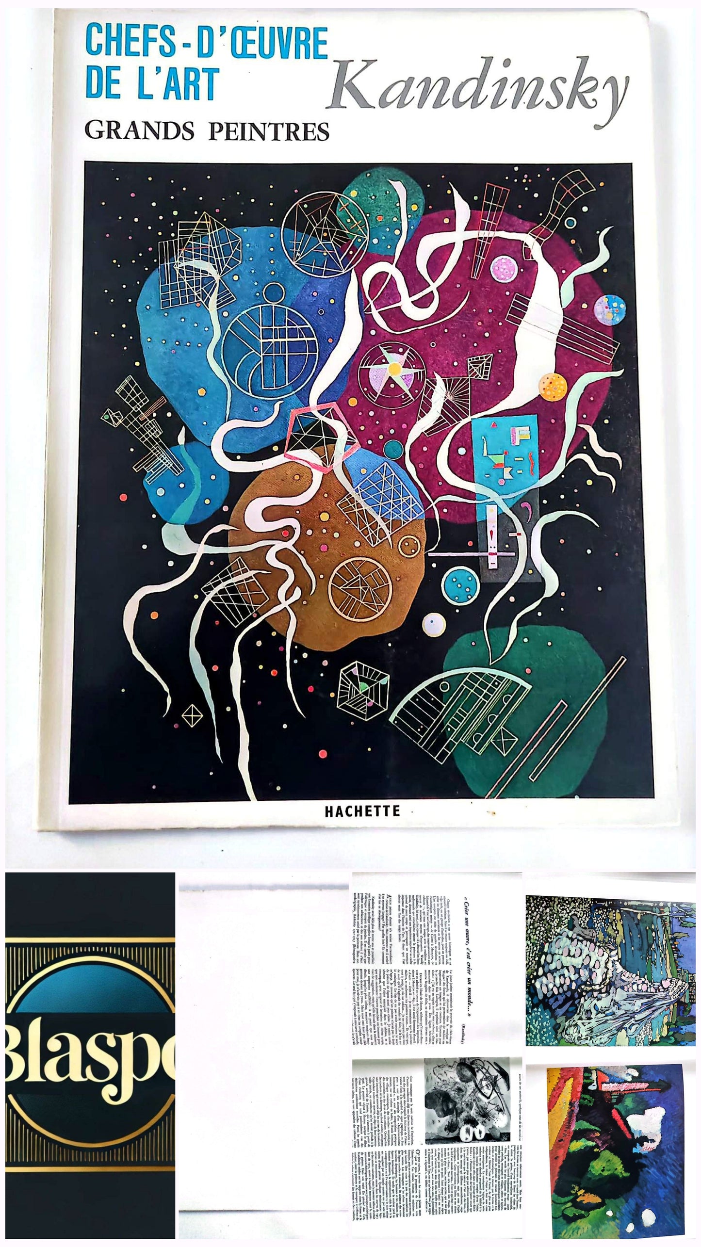 Kandinsky – Chefs-d’œuvre de l’art – Grands peintres – Livre d’art illustré – 12 pages – Hachette