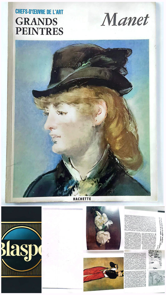 Manet – Chefs-d’œuvre de l’art – Grands peintres – Livre d’art illustré – 12 pages – Hachette