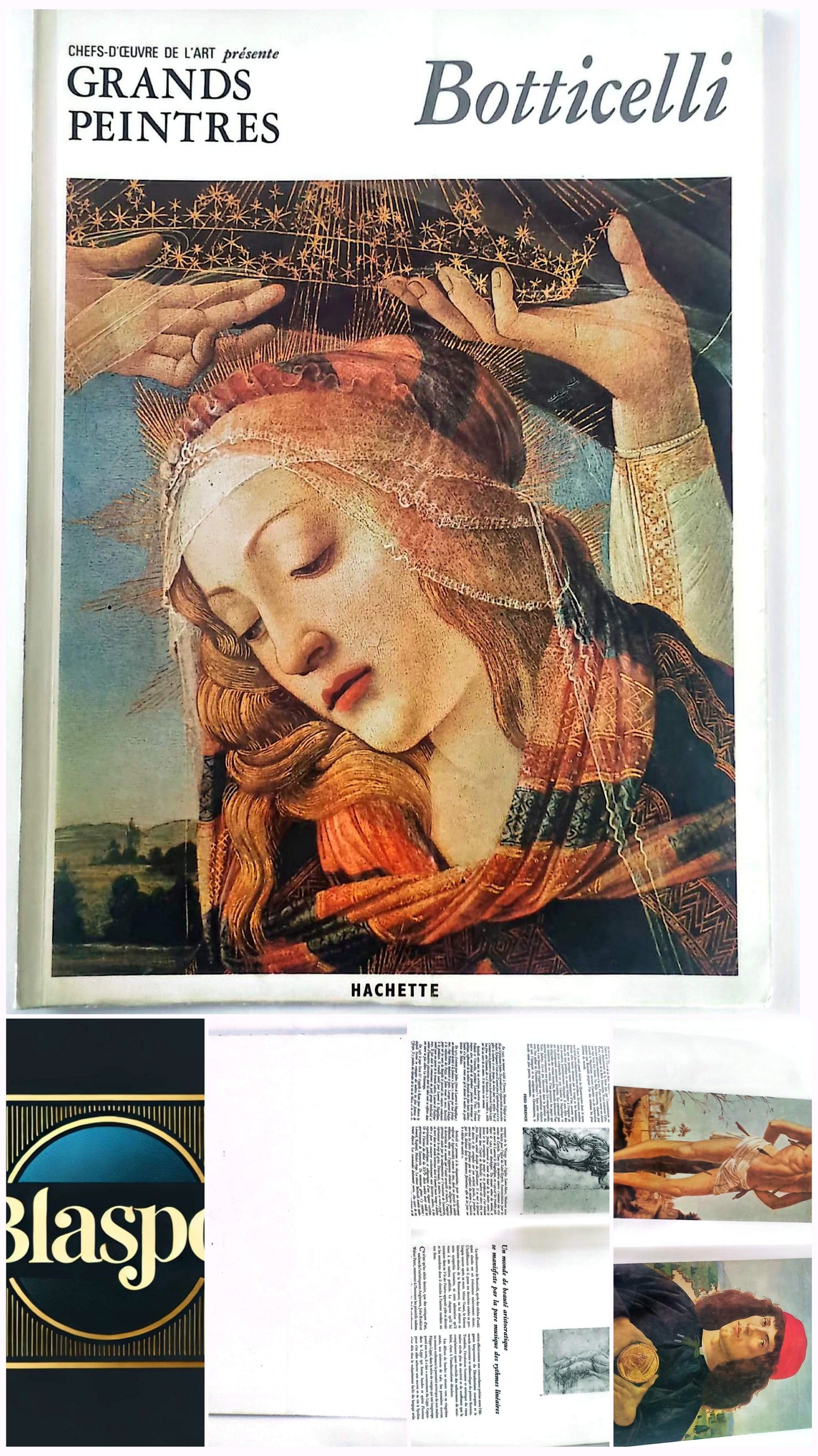 Botticelli – Chefs-d’œuvre de l’art – Grands peintres – Livre d’art illustré – 12 pages – Hachette