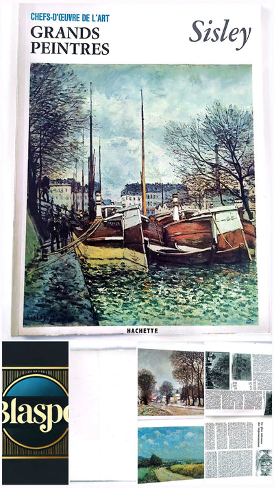 Sisley – Obras maestras del arte – Grandes pintores – Libro de arte ilustrado – 12 páginas – Hachette