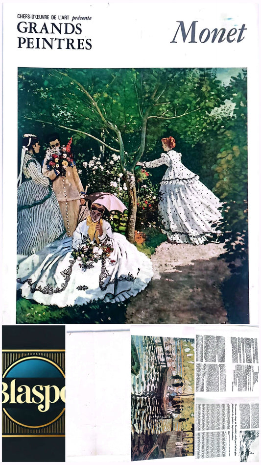Monet – Chefs-d’œuvre de l’art – Grands peintres – Livre d’art illustré – 12 pages – Hachette