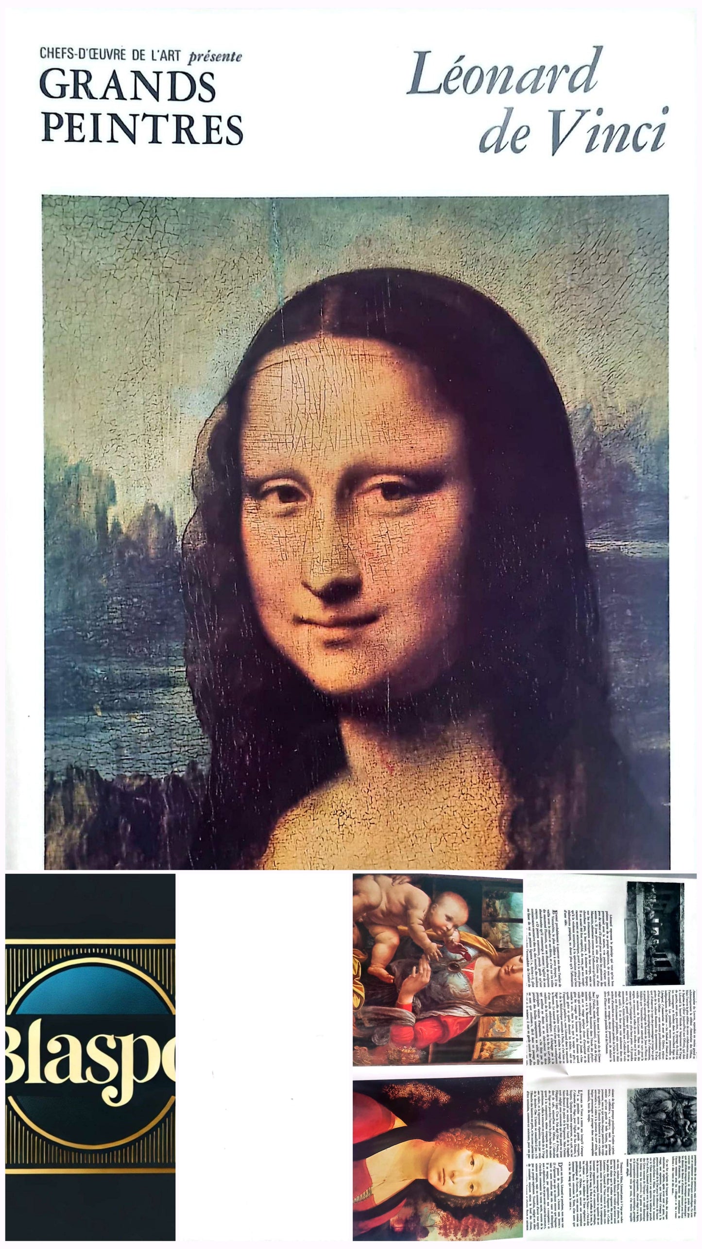 Léonard de Vinci – Chefs-d’œuvre de l’art – Grands peintres – Livre d’art illustré – 12 pages – Hachette
