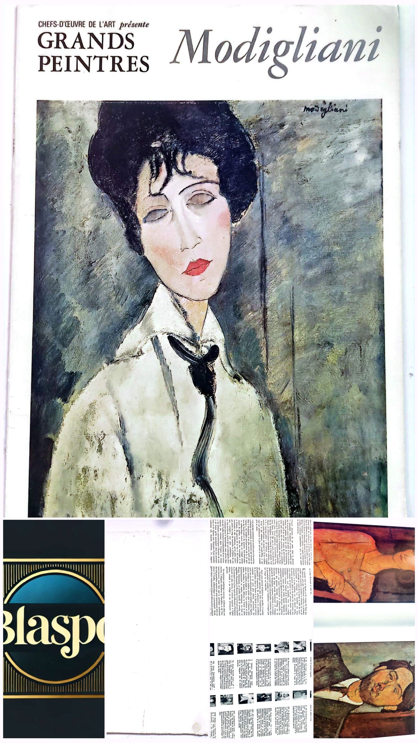 Modigliani – Chefs-d’œuvre de l’art – Grands peintres – Livre d’art illustré – 12 pages – Hachette