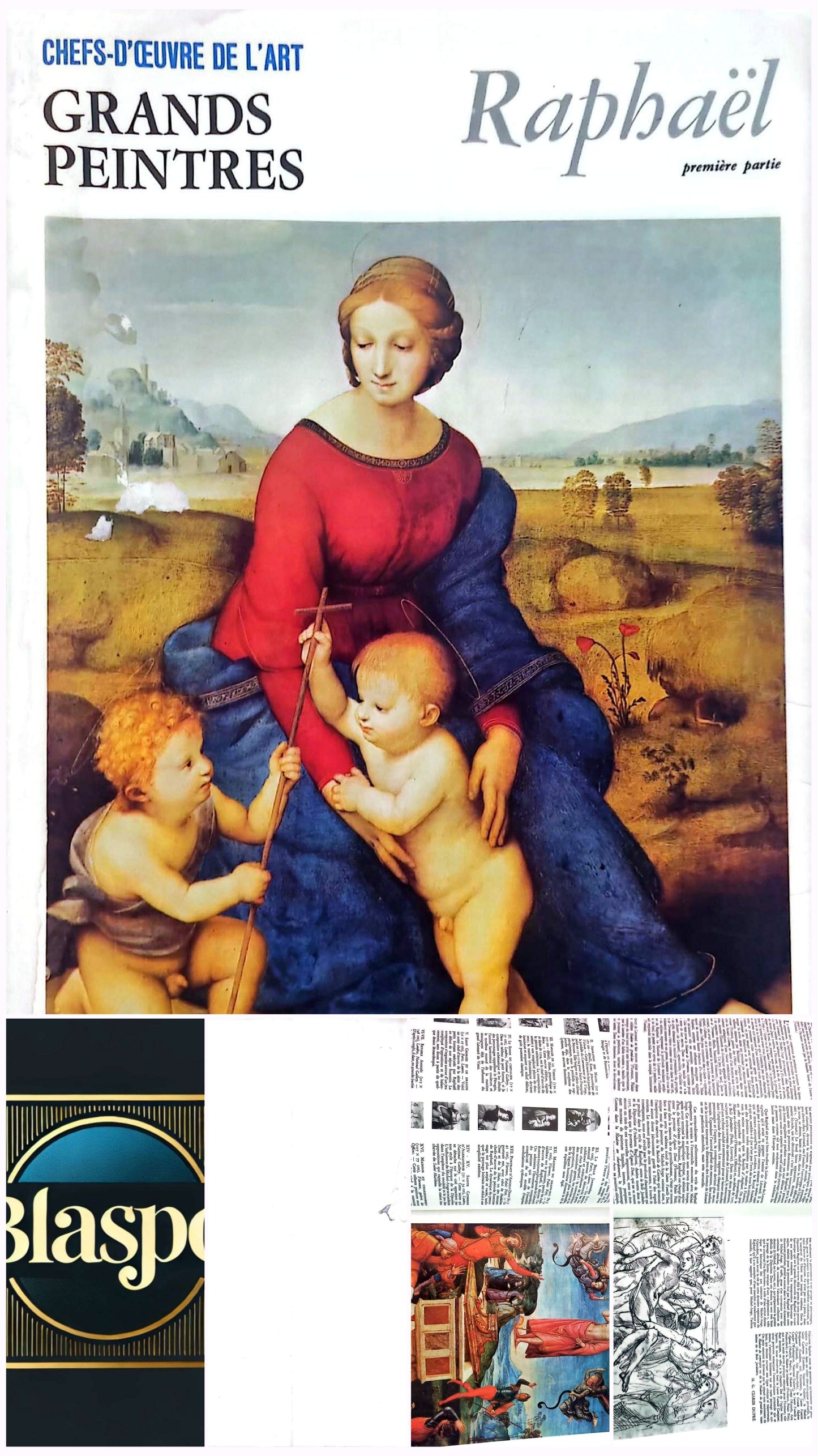 Raphaël – Chefs-d’œuvre de l’art – Grands peintres – Livre d’art illustré – 12 pages – Hachette