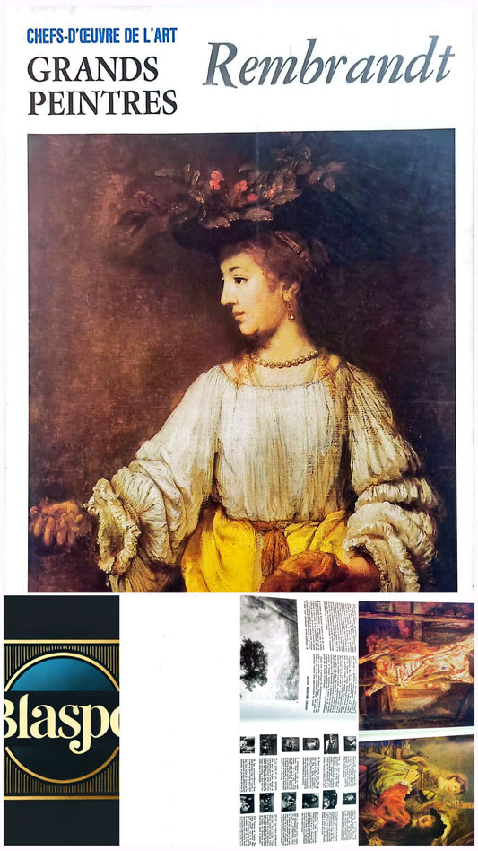 Rembrandt – Chefs-d’œuvre de l’art – Grands peintres – Livre d’art illustré – 12 pages – Hachette