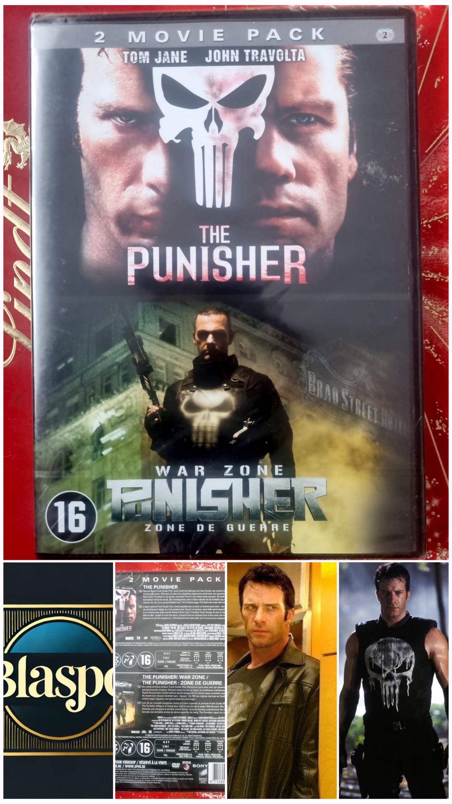 The Punisher + The Punisher War Zone – Coffret 2 DVD Action 16+ PAL – Zone 2