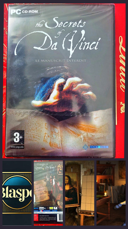 The Secrets of Da Vinci – Le Manuscrit Interdit PC CD-ROM – Jeu en Français – Aventure Point & Click – 2 Disques – PEGI 3+