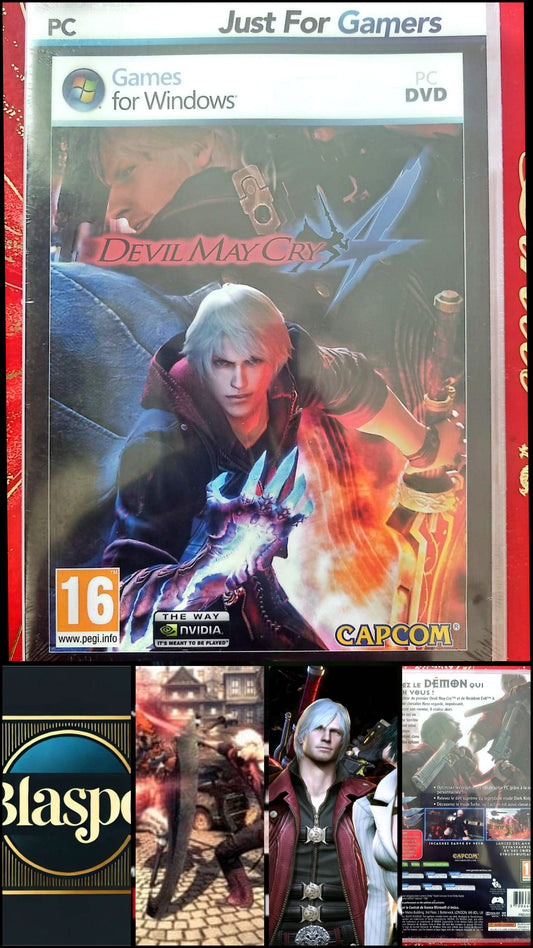 Devil May Cry 4 PC DVD Neuf Sous Blister Jeu en Français Action Hack and Slash CAPCOM PEGI 16+