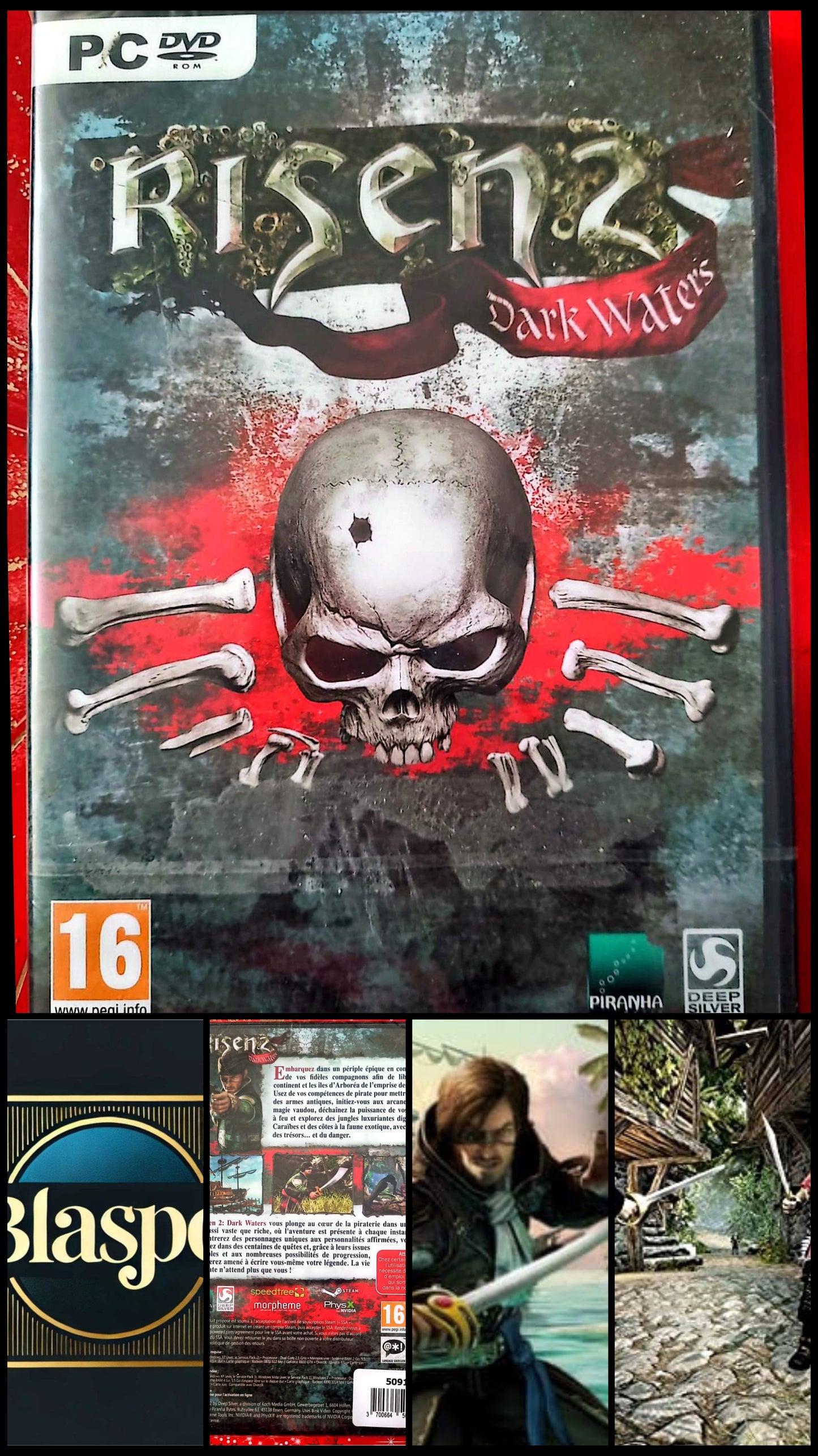 Risen 2 Dark Waters PC DVD-ROM Neuf Sous Blister Jeu en Français RPG Action Aventure Deep Silver PEGI 16+