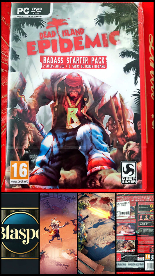Dead Island Epidemic Badass Starter Pack PC DVD-ROM Neuf Sous Blister Jeu Action Zombie Deep Silver PEGI 16+