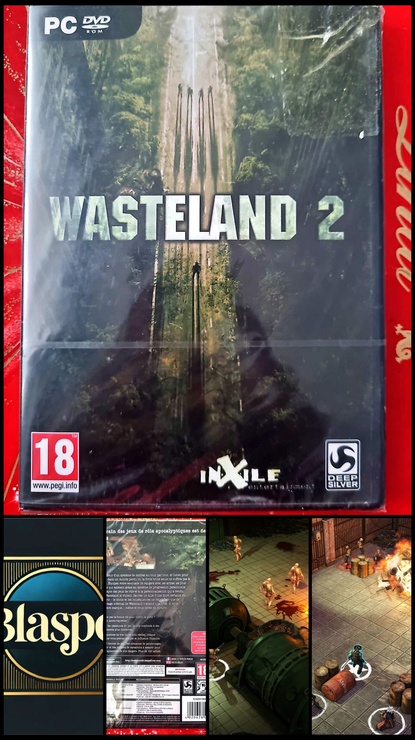 Wasteland 2 PC DVD-ROM Neuf Sous Blister Jeu en Français RPG Post-Apocalyptique Deep Silver PEGI 18+