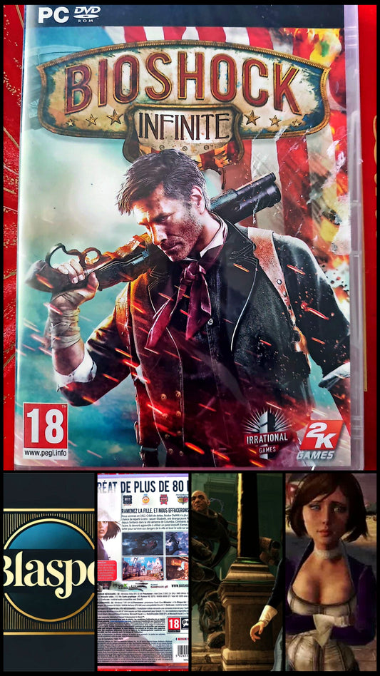 BioShock Infinite PC DVD-ROM Neuf Sous Blister Jeu en Français FPS Action Aventure 2K Games PEGI 18+