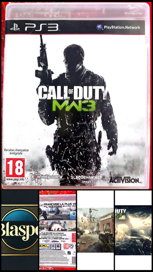 Call of Duty Modern Warfare 3 MW3 Jeu PS3 PlayStation 3 FPS Action Guerre Multijoueur PEGI 18 Version Française