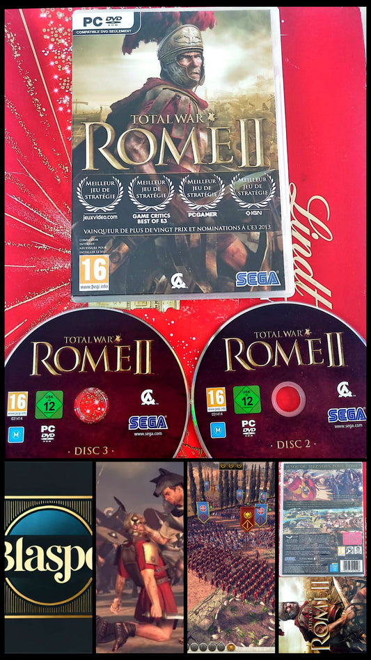 Total War Rome II Jeu PC DVD-ROM Incomplet Sans Disque 1 Version Française