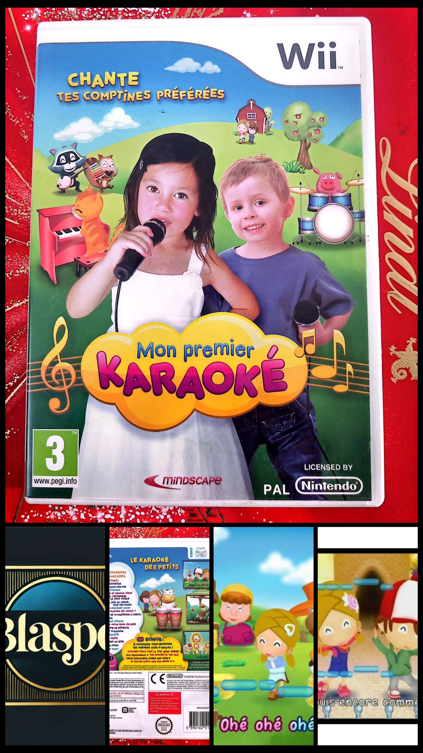 Mon Premier Karaoké Jeu Nintendo Wii – Chante Tes Comptines Préférées Jeu Musical Enfant PAL