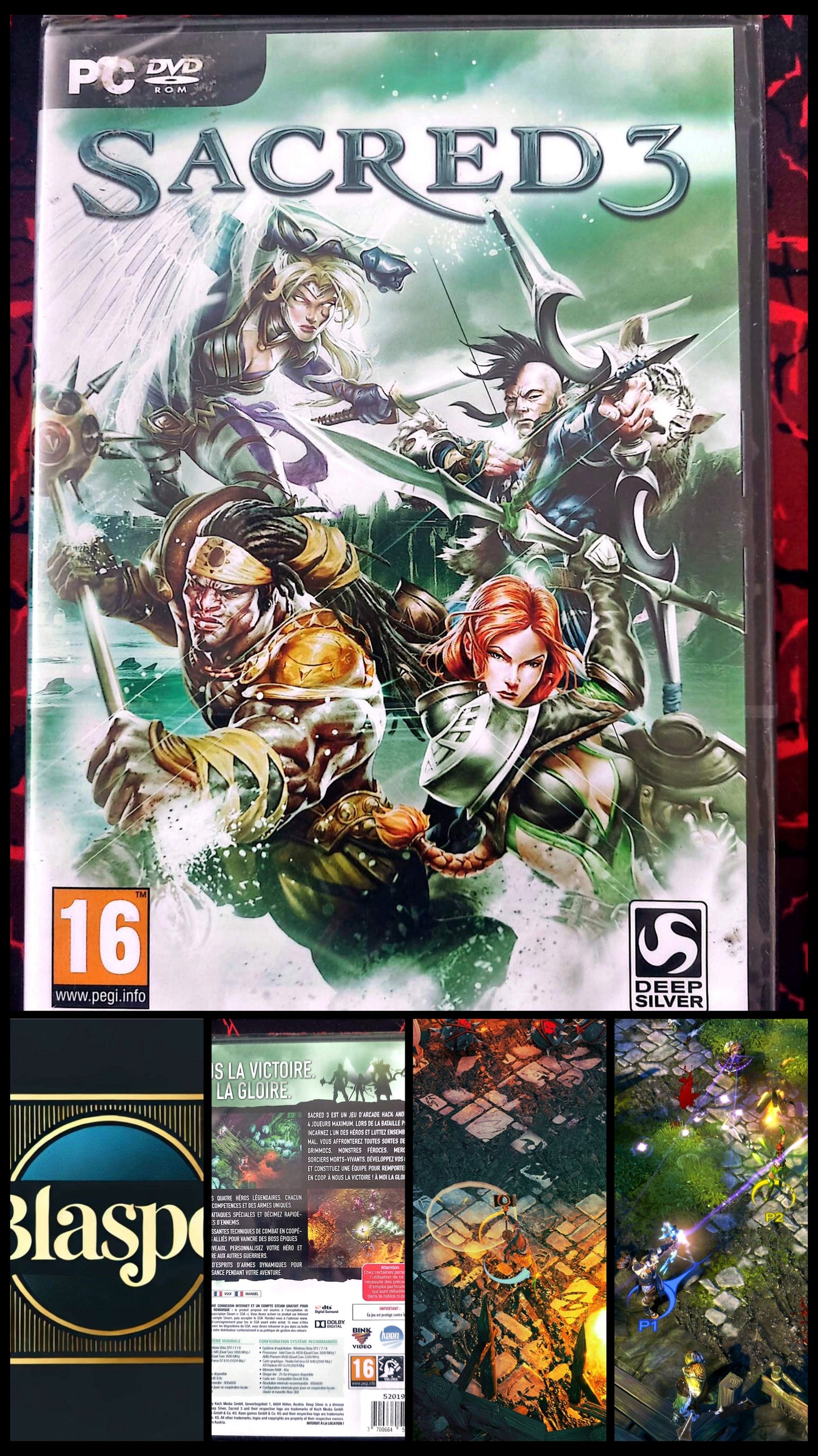 Sacred 3 Jeu PC DVD-ROM – Hack and Slash Coopératif – Version Française