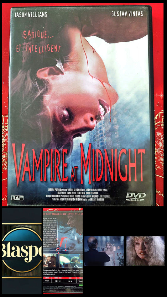 Vampire at Midnight DVD Film Horreur Vampire – Version Française PAL – Thriller Sanglant