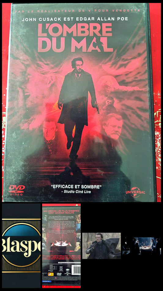 L’Ombre du Mal DVD Thriller Policier – John Cusack Edgar Allan Poe – Version Française PAL – Universal