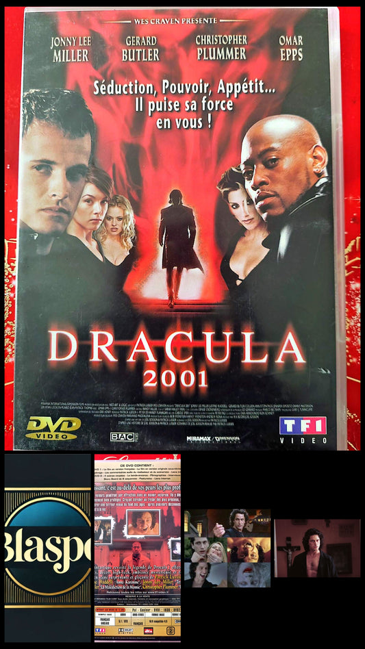 Dracula 2001 DVD Film Horreur Fantastique – Gérard Butler Jonny Lee Miller – Version Française + Anglais – TF1 Vidéo PAL –