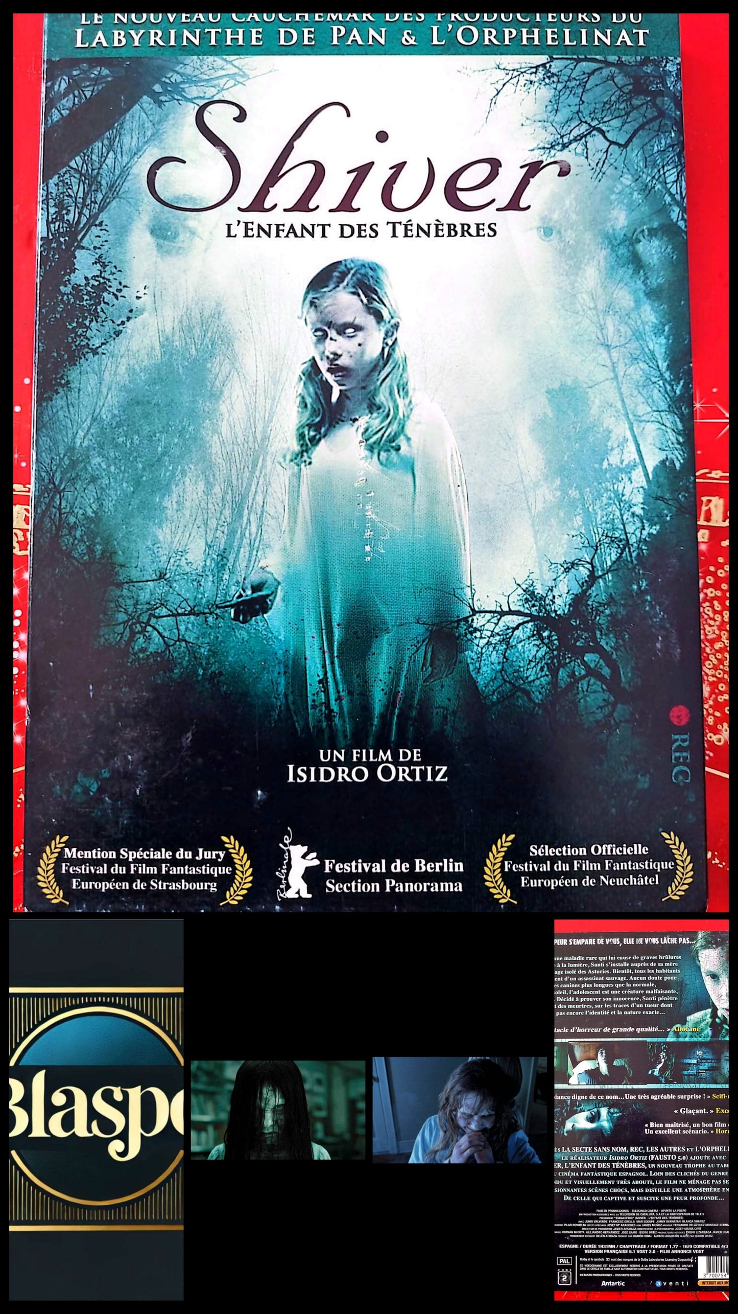 Shiver L’Enfant des Ténèbres DVD Film Horreur Fantastique – Isidro Ortiz – Version Française PAL –