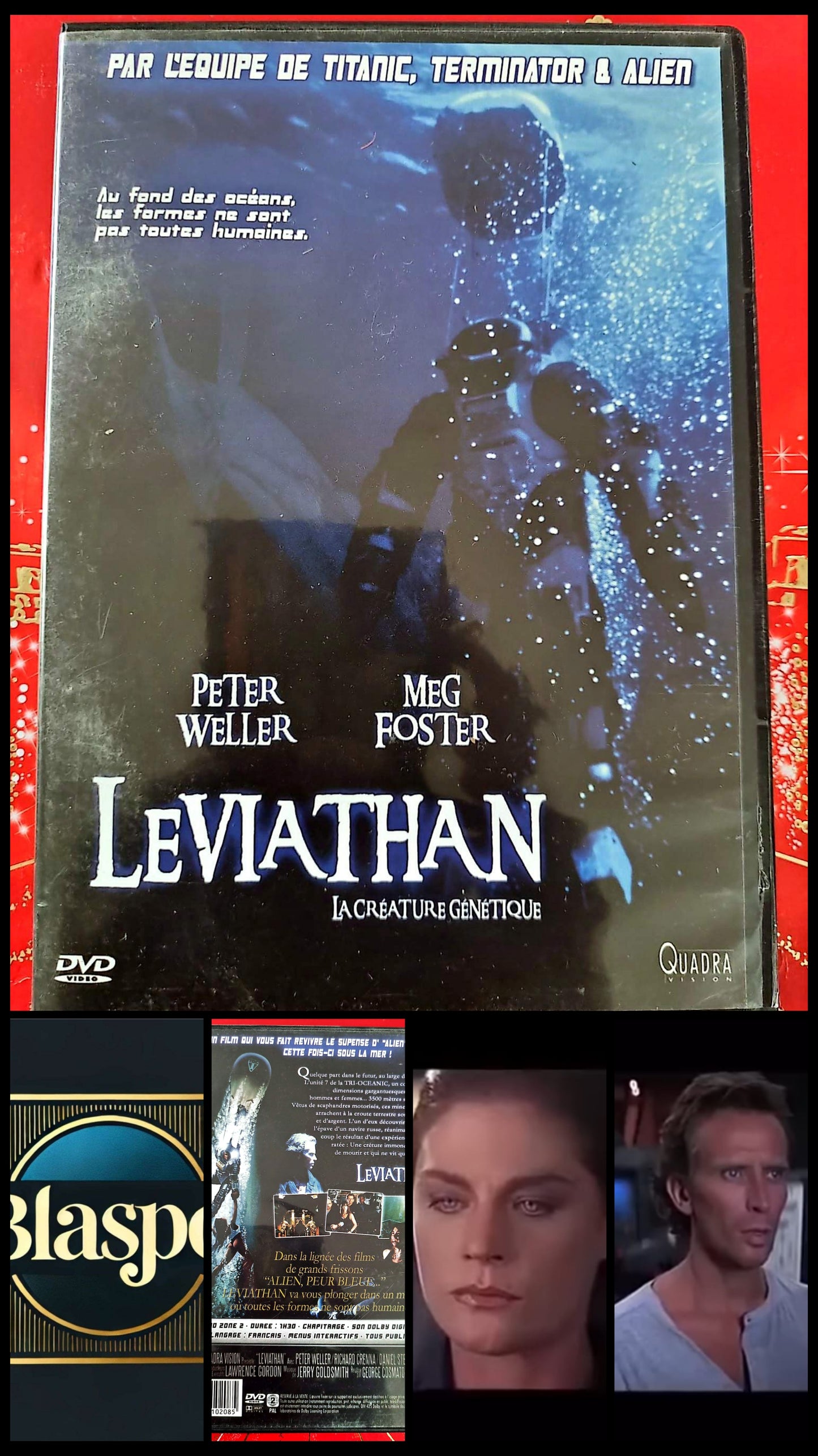 Leviathan DVD Film Science-Fiction Horreur – Peter Weller Meg Foster – Version Française PAL – Quadra Vision