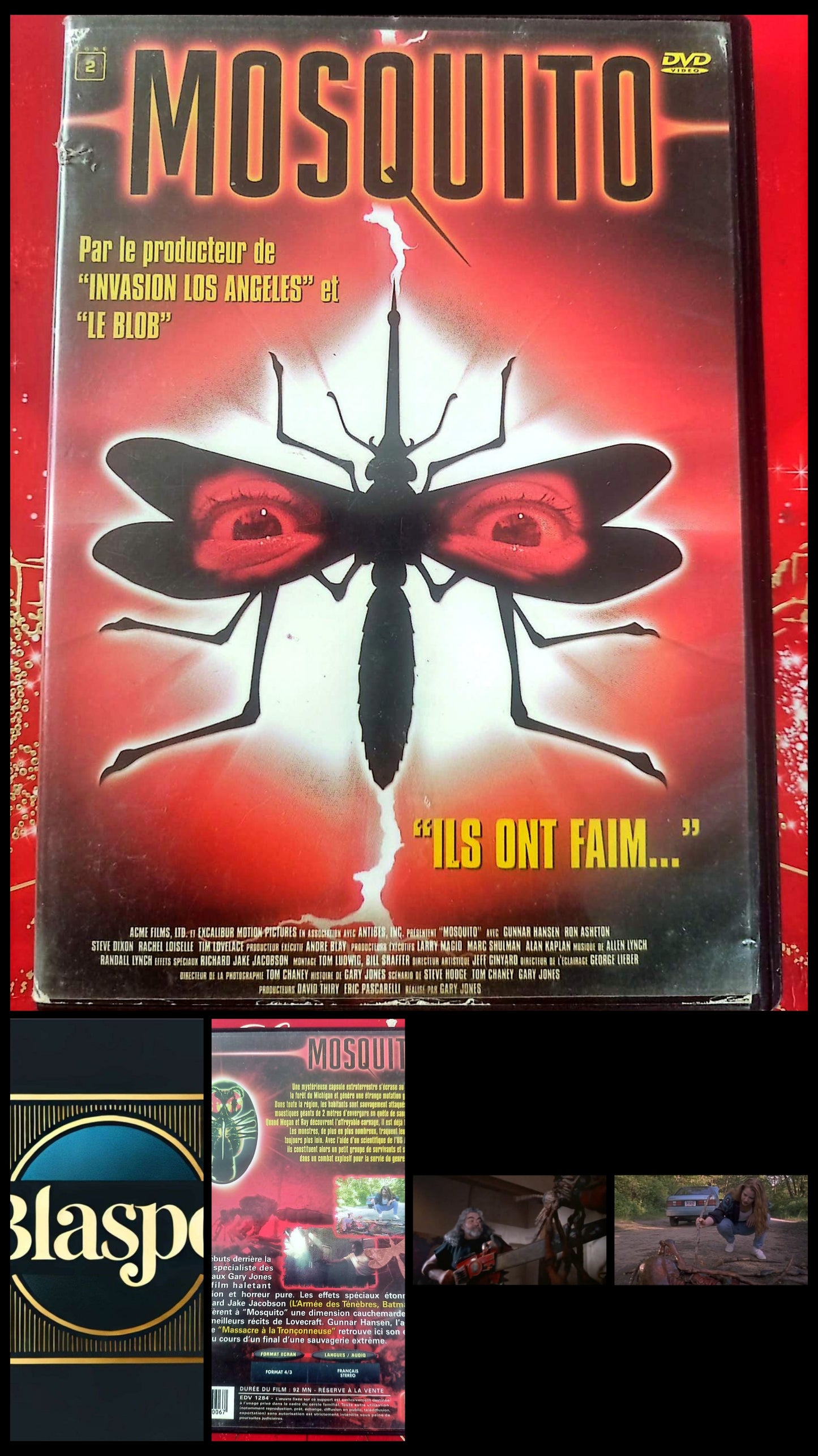 Mosquito DVD Film Horreur Science-Fiction – Invasion Insectes Géants – Version Française PAL