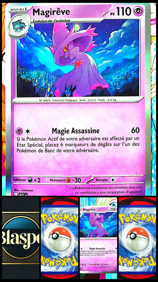 Carte Pokémon Magirêve 086/217 PV 110 – Carte Officielle Française – Pokémon Psy