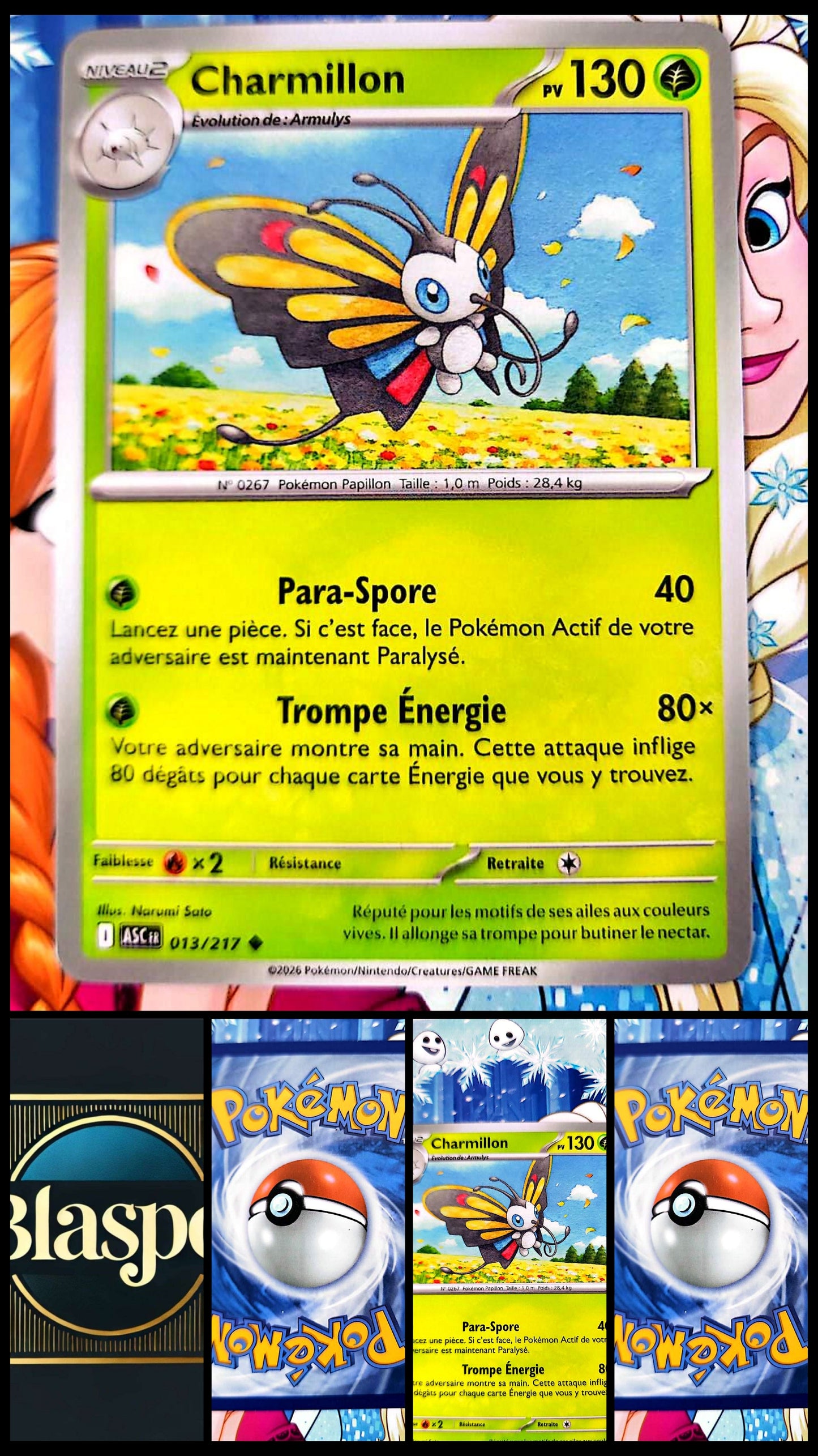 Carte Pokémon Charmillon 013/217 – Carte Jeu TCG Évolution Rare