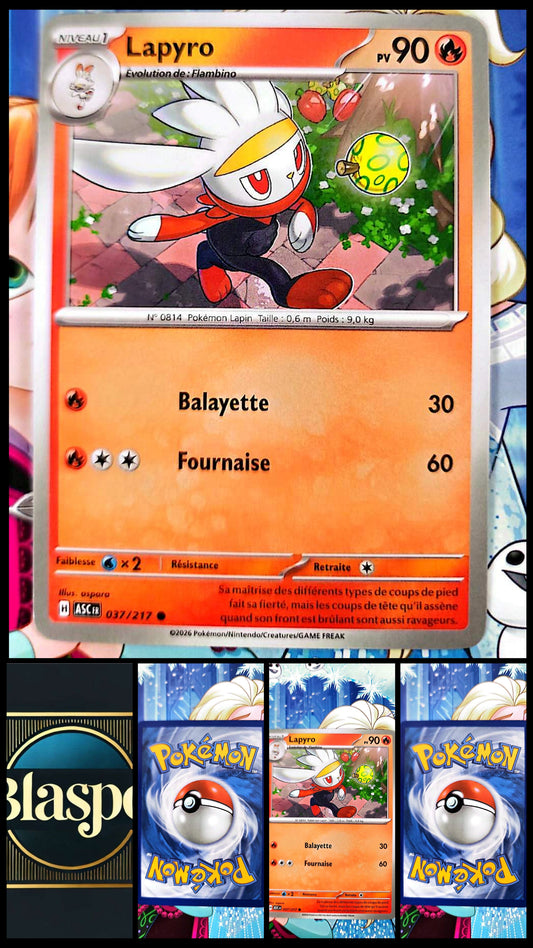 Carte Pokémon Feu 217/XXX – Carte TCG Française – Pokémon Officiel – Collection & Jeu