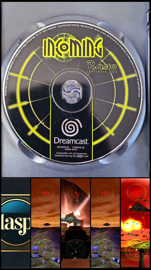 Jeu Dreamcast Incoming – CD seul – PAL – Jeu de tir futuriste