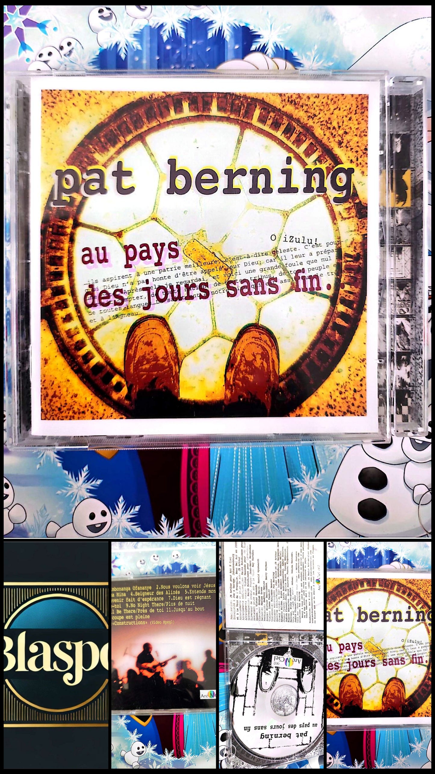 CD Pat Berning Au Pays des Jours Sans Fin Musique Chrétienne Gospel Louange Francophone