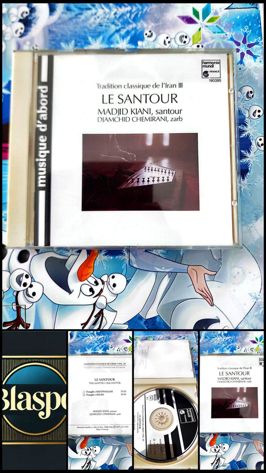 CD Le Santour Tradition Classique de l’Iran Vol 3 Madjid Kiani Djamchid Chemirani Musique du Monde