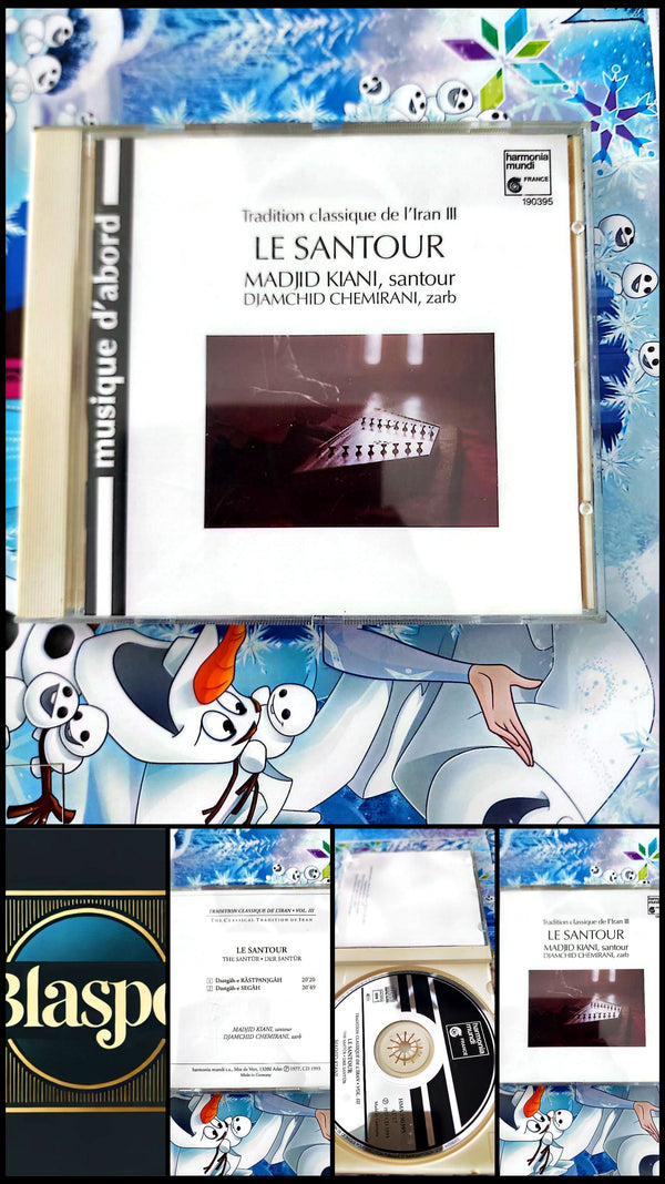 CD Le Santour Tradition Classique de l’Iran Vol 3 Madjid Kiani Djamchid Chemirani Musique du Monde
