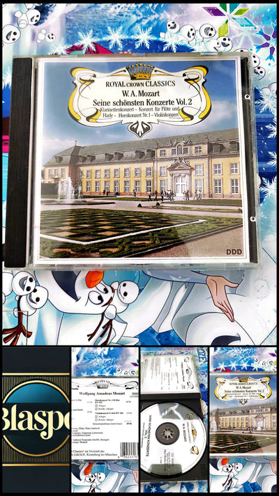CD Mozart Sus mejores conciertos Vol 2 Royal Crown Classics Música clásica Conciertos