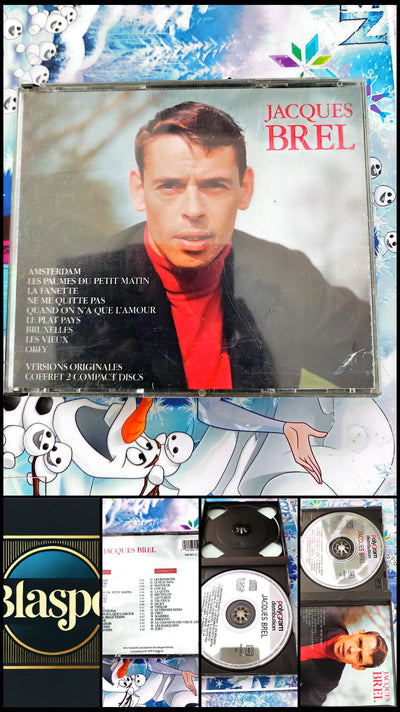 CD Jacques Brel Versions Originales Coffret 2 CD Incomplet Chanson Française Amsterdam Ne Me Quitte Pas
