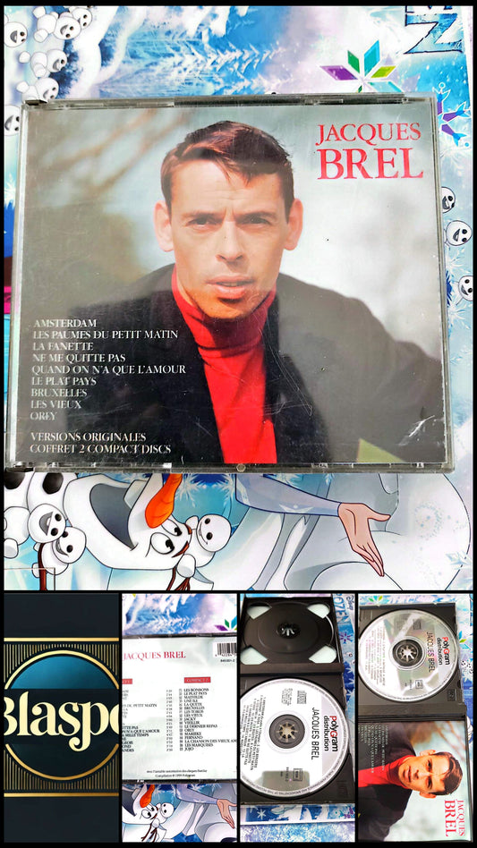 CD Jacques Brel Versions Originales Coffret 2 CD Incomplet Chanson Française Amsterdam Ne Me Quitte Pas