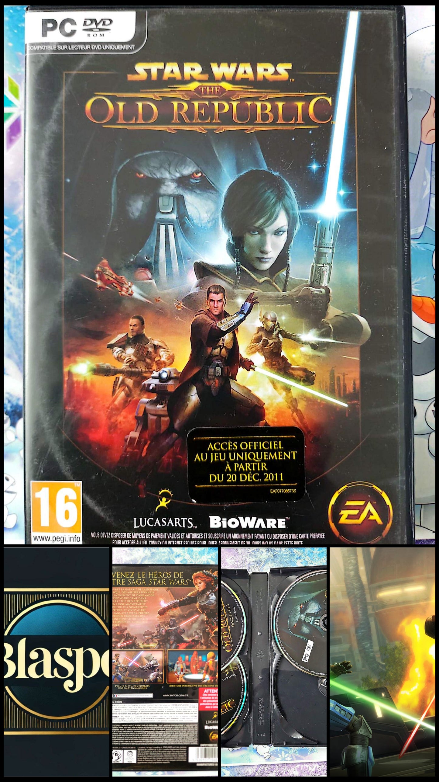 Star Wars The Old Republic PC DVD-ROM FR Jeu Incomplet 2 DVD sur 3 BioWare EA Games