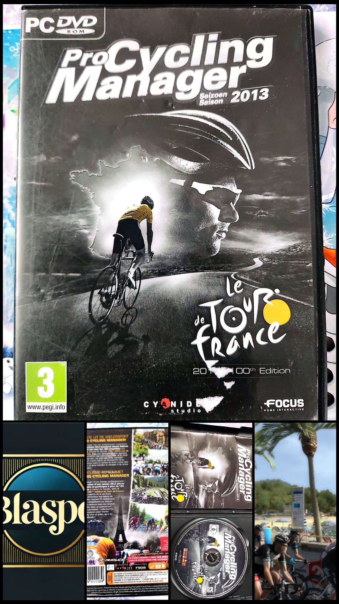 Pro Cycling Manager Saison 2013 Le Tour de France PC DVD-ROM Sans Clé Fonctionnelle Collection